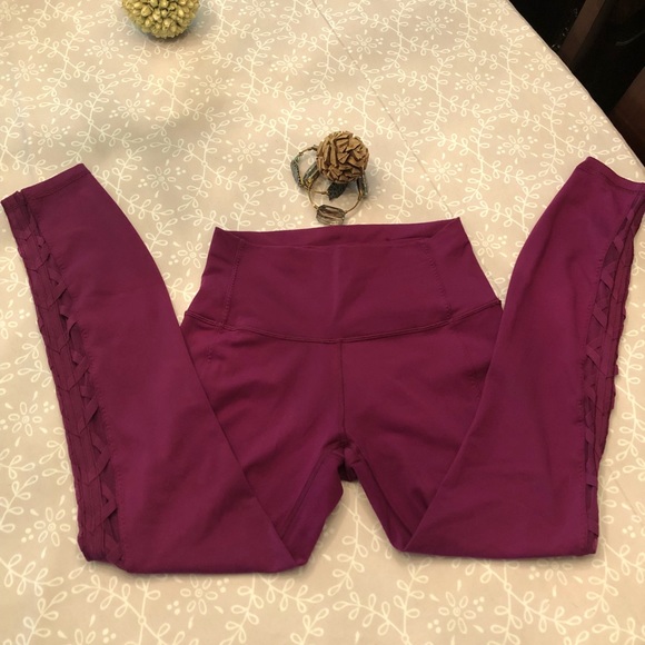 Lululemon Purple Grape High Times Rhythm Pants - Picture 3 of 7